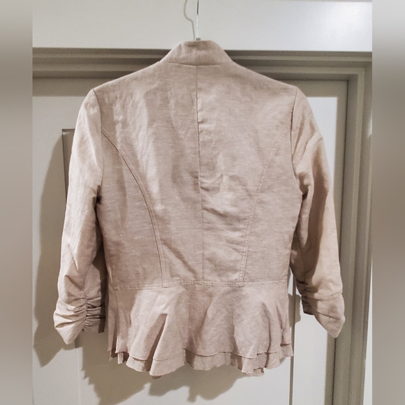 Women's blazer Jacket Cinched Sleeves - Picture 7 of 10